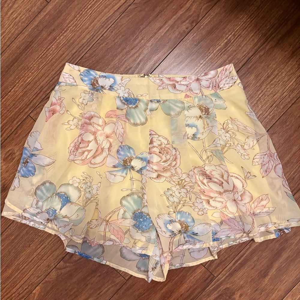 🌟3/$15🌟 Floral High Waist Women's Shorts